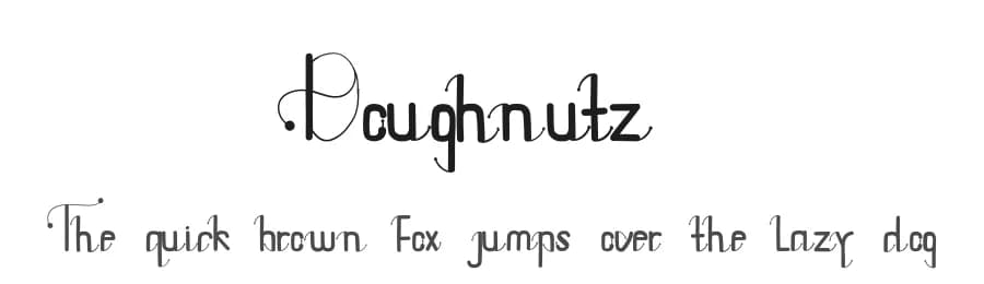 Doughnutz by Edric Studio — Script Handwritten Font