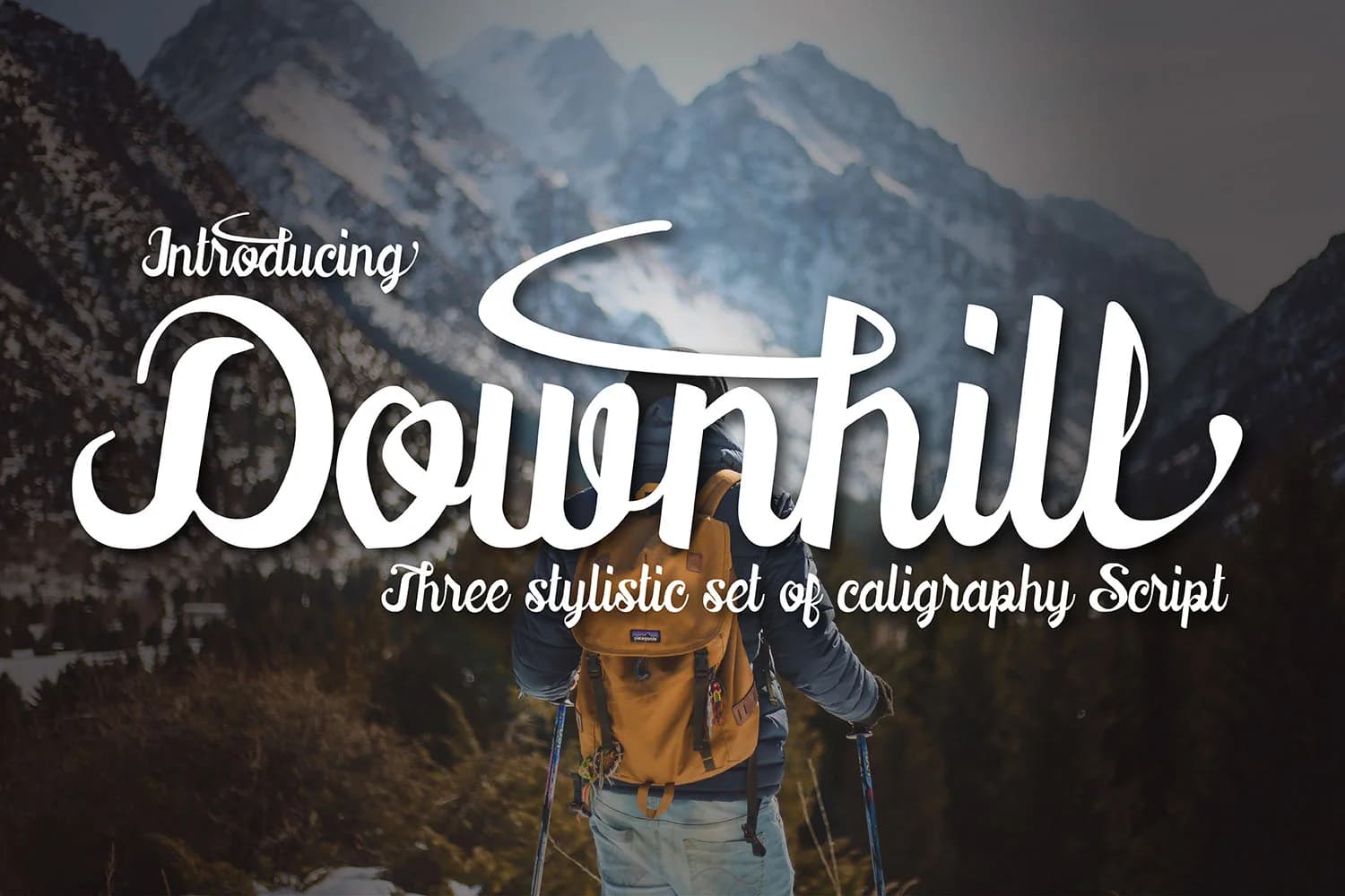 Downhill Font by 38.lineart — Script Handwritten Font