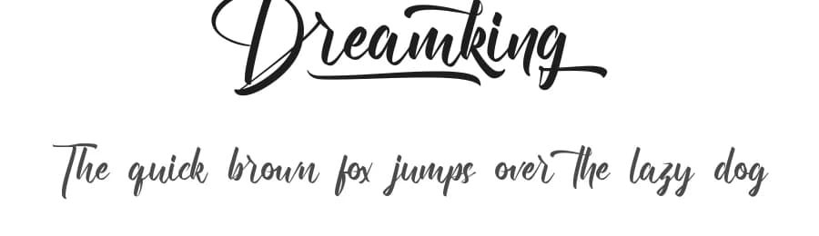 Dreamking by RaisProject — Script Handwritten Font