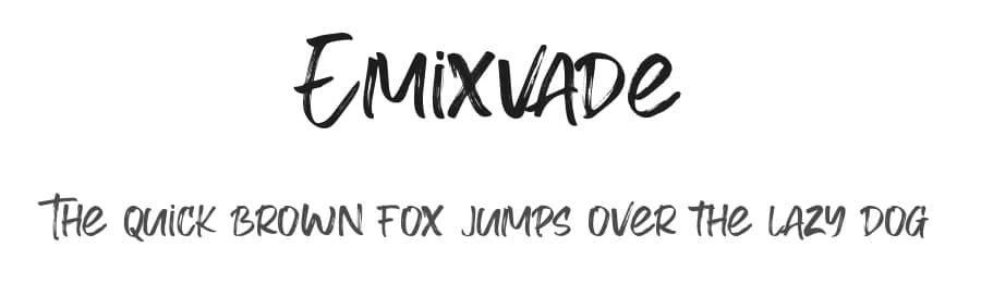 Emixvade by StringLabs Creative Studio — Script Handwritten Font