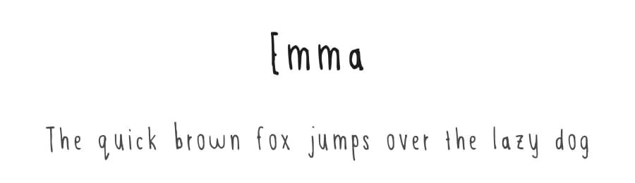 Emma by Emma Oosthuizen — Script Handwritten Font