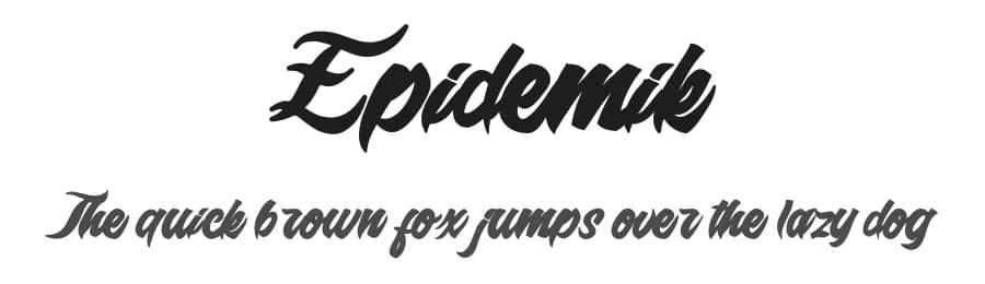 Epidemik by Arendx Studio — Script Handwritten Font