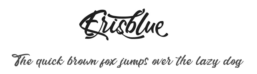 Erisblue by Nico Muslib — Script Handwritten Font