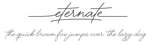 Eternate by Youssef Habchi — Script Handwritten Font