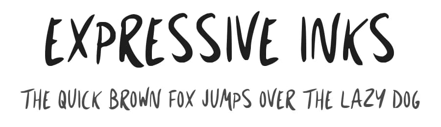 Expressive Inks by Hawtpixel — Script Handwritten Font