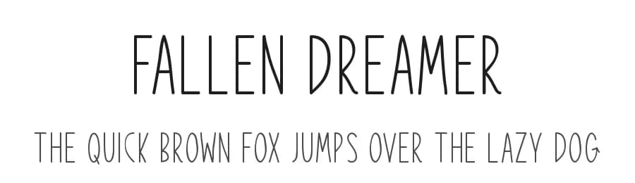 Fallen Dreamer by Md Shohail Bhuian — Script Handwritten Font