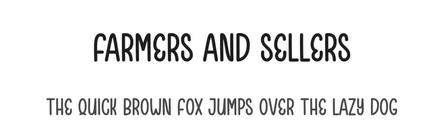 Farmers And Sellers by Andi Moz — Script Handwritten Font