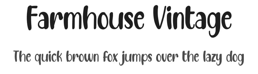 Farmhouse Vintage by PiPi Creative STUDIO — Script Handwritten Font
