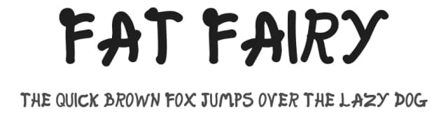 Fat Fairy by Shane Sayers — Script Handwritten Font