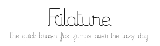 Filature by JBFoundry — Script Handwritten Font