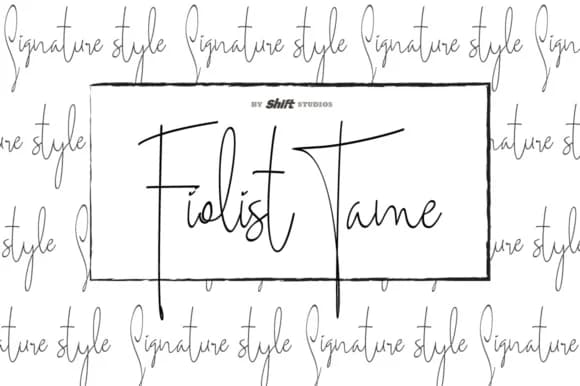 Fiolist Tame Font by ShiftStudios — Script Handwritten Font