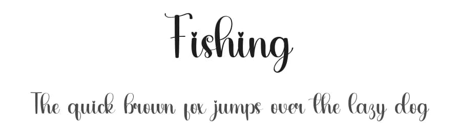 Fishing by PiPi Creative STUDIO — Script Handwritten Font