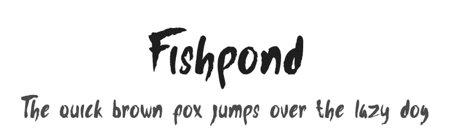 Fishpond by Nariswari Creative — Script Handwritten Font