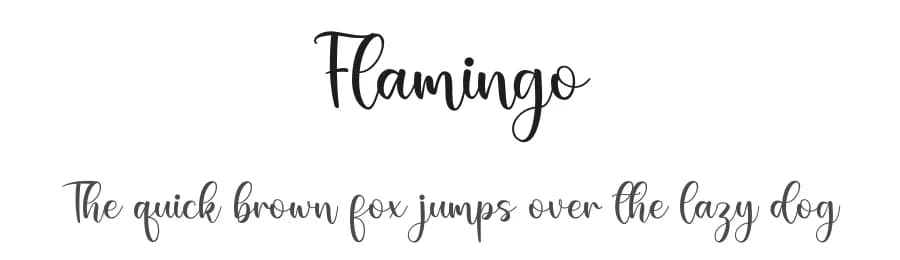 Flamingo by Nirmala Creative — Script Handwritten Font