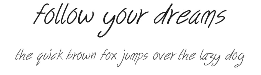 Follow your dreams by JSH creates — Script Handwritten Font