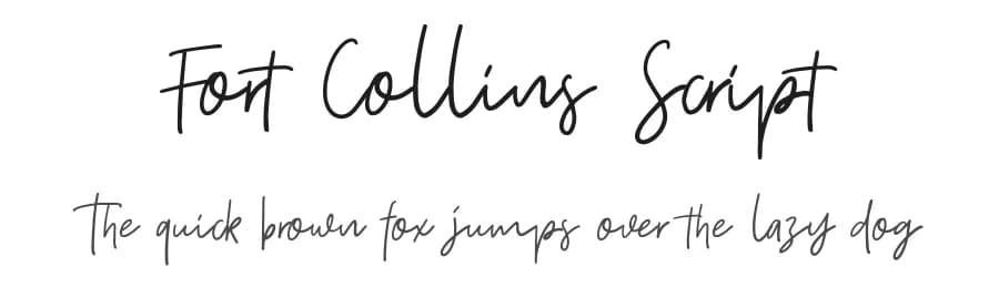 Fort Collins Script by Letterhend Studio — Script Handwritten Font