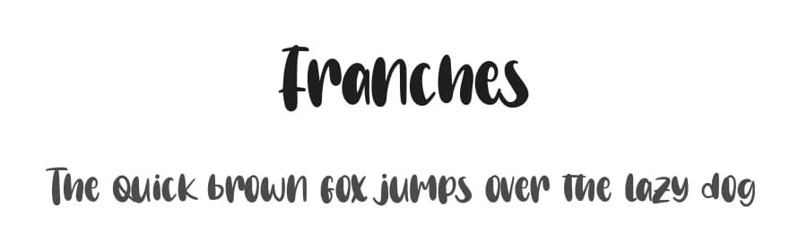 Franches by Maulana Creative — Script Handwritten Font