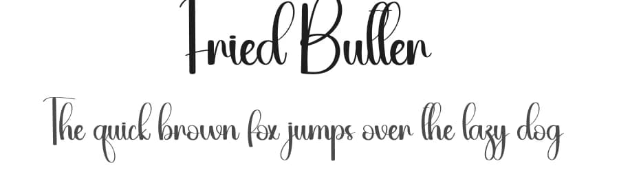 Fried Butter by Andi Moz — Script Handwritten Font