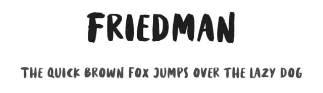 Friedman by Weape Studio — Script Handwritten Font