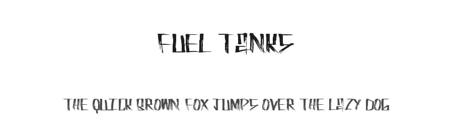 Fuel Tanks by Xerographer Fonts β Script Handwritten Font