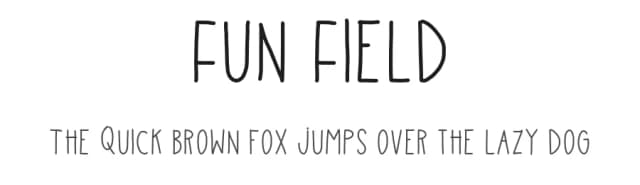 Fun Field by Fachrur Rozzy — Script Handwritten Font