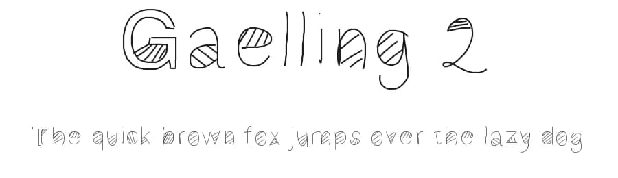 Gaelling 2 by Gaelleing — Script Handwritten Font