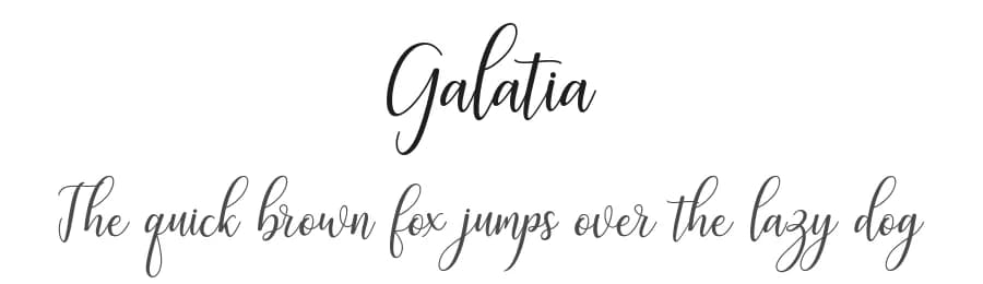 Galatia by Amarlettering - Takiy — Script Handwritten Font