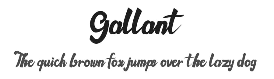 Gallant by DM Letter Studio - Dimas Prasetyo — Script Handwritten Font