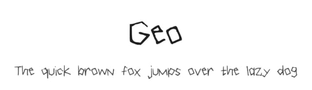 Geo by Kylie Morris — Script Handwritten Font