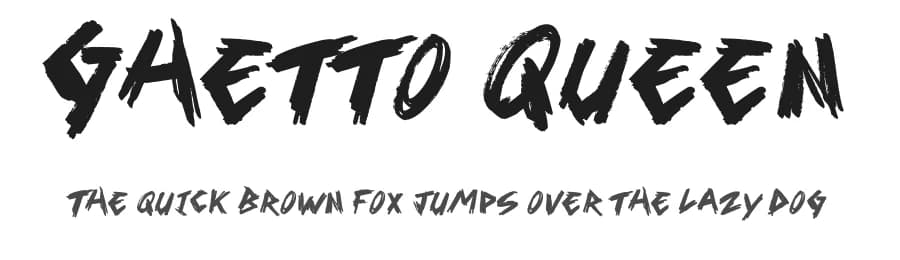 Ghetto Queen by JSH creates — Script Handwritten Font
