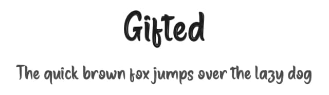 Gifted by productype.com — Script Handwritten Font