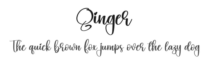 Ginger by Scratchones — Script Handwritten Font