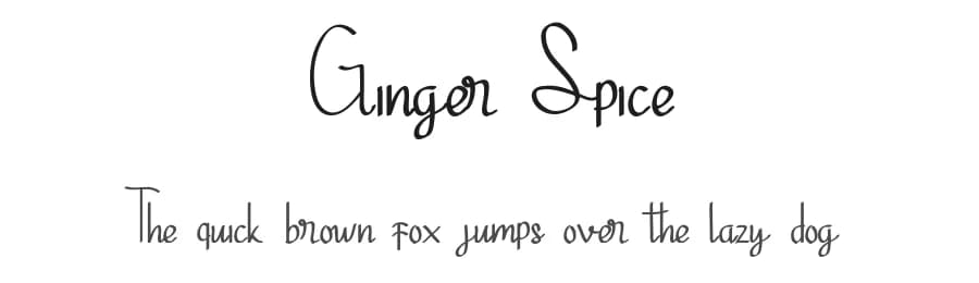 Ginger Spice by Edric Studio — Script Handwritten Font