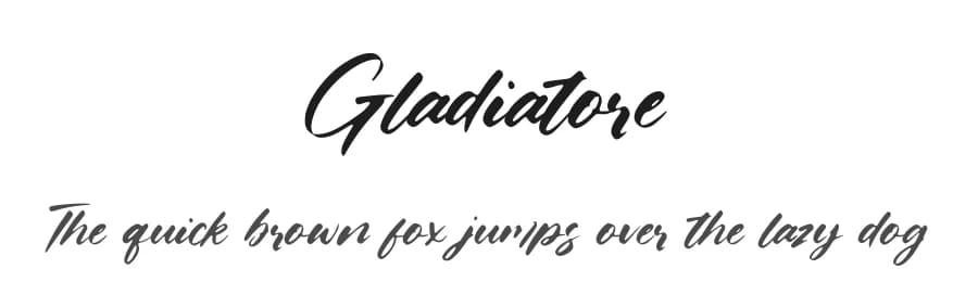 Gladiatore by Balpirick Studio — Script Handwritten Font