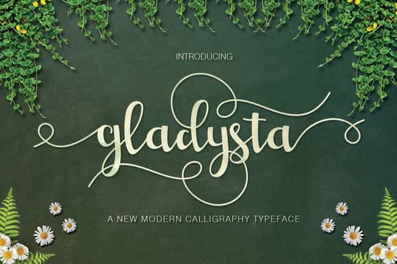 Gladysta Font by VanRoem — Script Handwritten Font