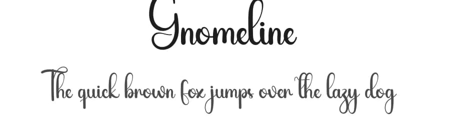 Gnomeline by Scratchones — Script Handwritten Font