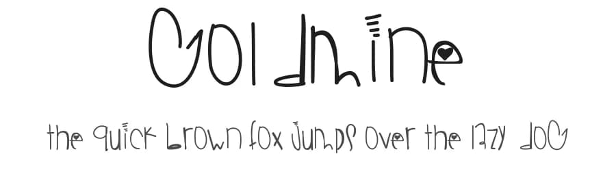 Goldmine by Des Gomez — Script Handwritten Font