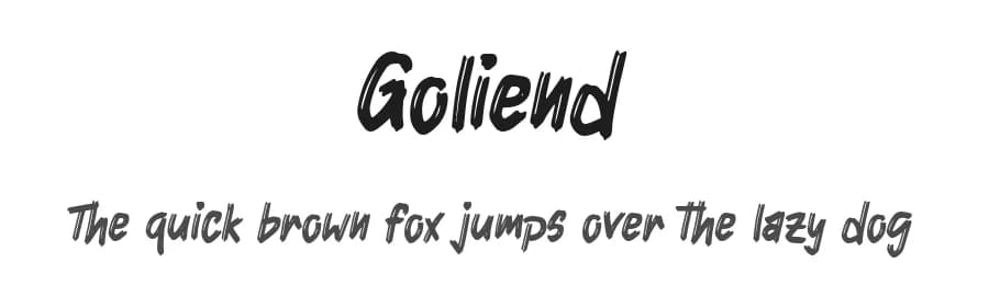 Goliend by Nico Muslib — Script Handwritten Font
