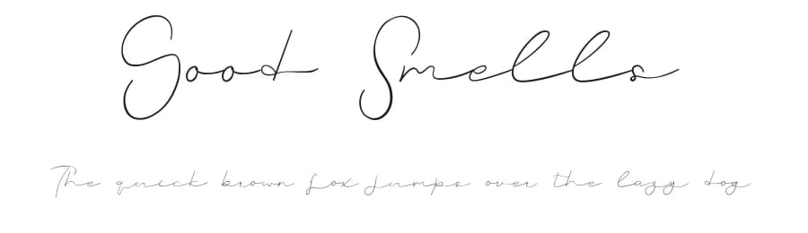 Good Smells by Edric Studio — Script Handwritten Font