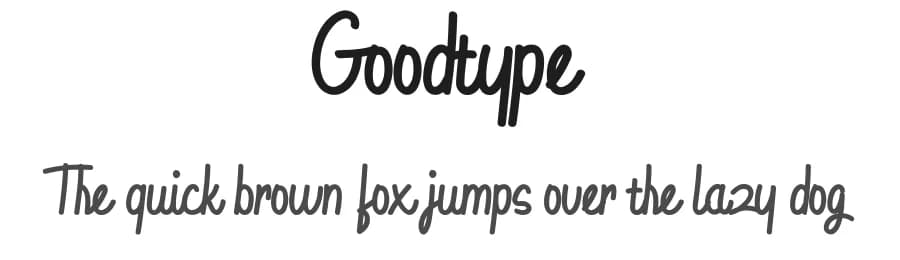 Goodtype by Eko Arif Setiawan — Script Handwritten Font