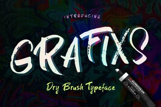 Graficx Font by Blessed Print — Script Handwritten Font