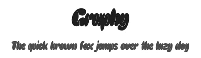 Graphy by Dharmas Foundry — Script Handwritten Font