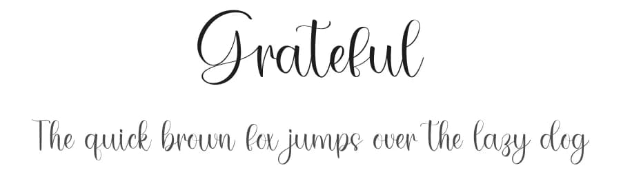 Grateful by PiPi Creative STUDIO — Script Handwritten Font