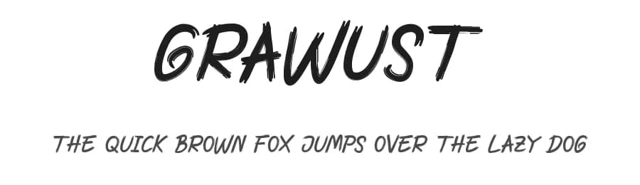Grawust by Lettertype Studio — Script Handwritten Font