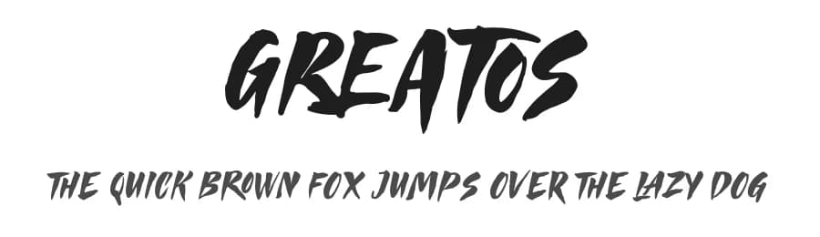 Greatos by Nur Solikh — Script Handwritten Font