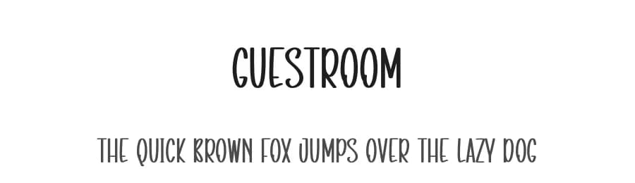 Guestroom by Andi Moz — Script Handwritten Font