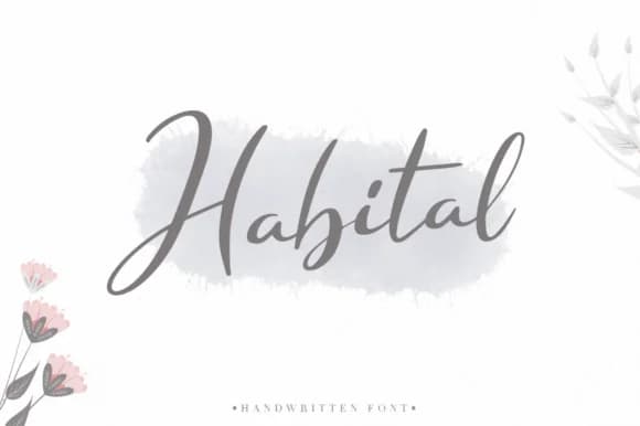 Habital Font by Pasha Larin — Script Handwritten Font