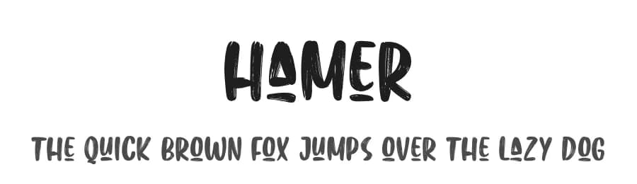 Hamer by Kong Font — Script Handwritten Font