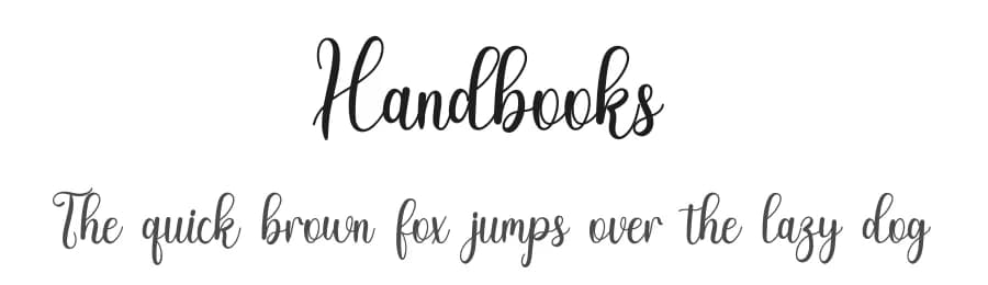 Handbooks by FreshtypeINK — Script Handwritten Font