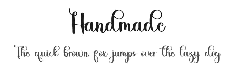 Handmade by FreshtypeINK — Script Handwritten Font